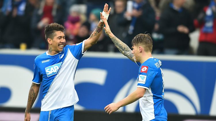 Viel gelernt, viel erlebt: Firmino (l.) möchte seine Zeit nin Hoffenheim nciht missen.