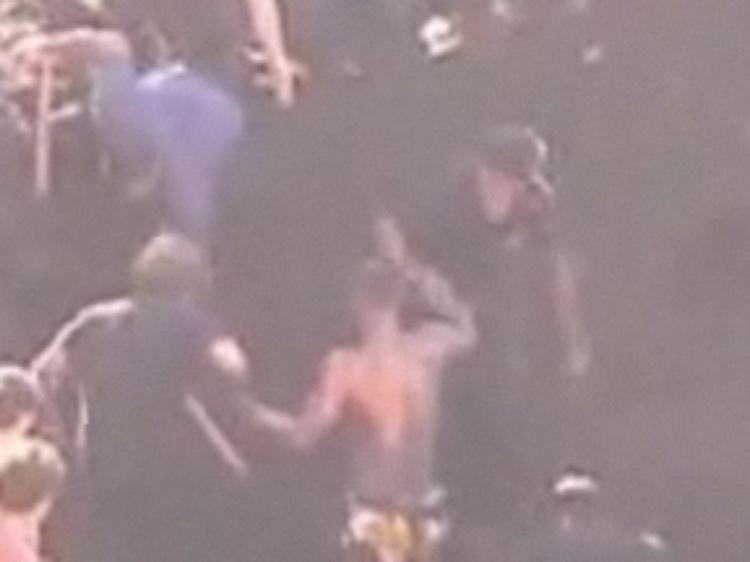 Der Mann hatte großes Glück.