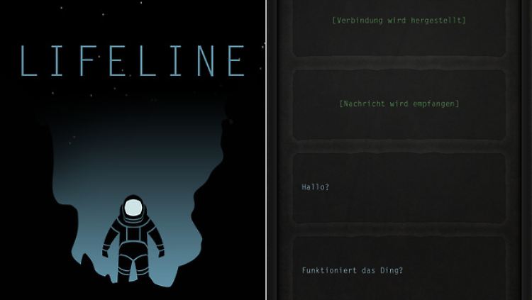 Nur am Anfang sieht der Spieler bei "Lifeline" ein Bild.