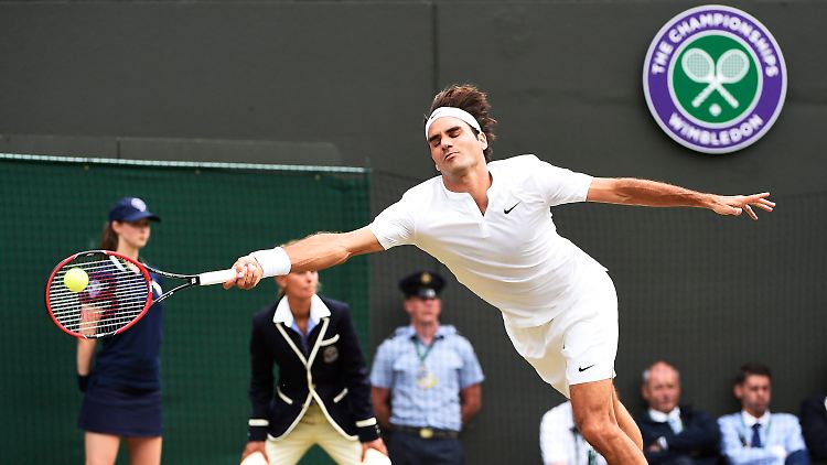 Roger Federer präsentiert sich in Wimbledon in Top-Form.