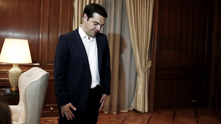 Muss Alexis Tsipras am Ende einen Gesichtsverlust befürchten?