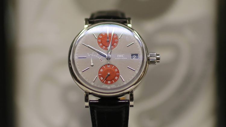 Luxusuhr der Marke IWC.