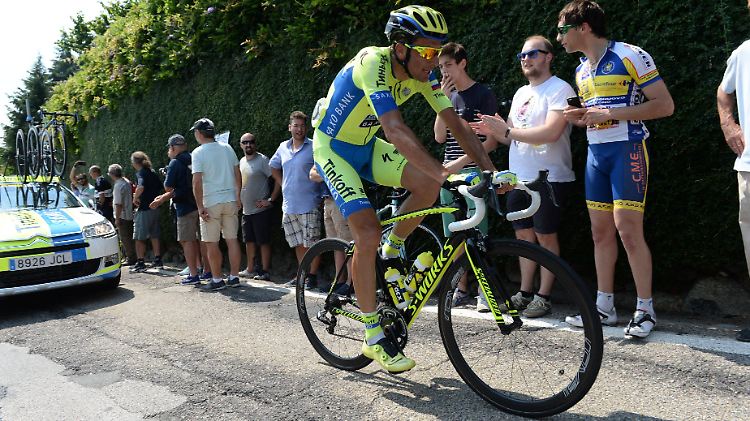 Ein herber Verlust für das Tinkoff-Team: Ivan Basso muss die Tour de France vorzeitig beenden.