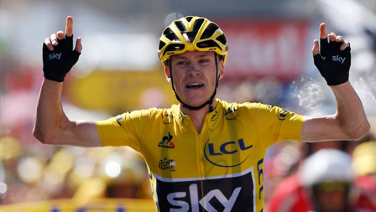 Chris Froome hat auf Etappe zehn das Tempo angezogen - seine Konkurrenten konnten nicht folgen.
