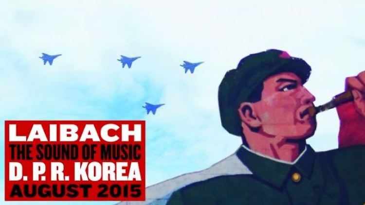 Plakat zu den Auftritten in Pjöngjang.