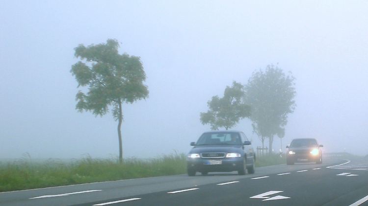 Schlechte Sicht: Wenn der Herbst die Regie übernimmt, dann sind ein gute Beleuchtung und auffällige Kleidung wichtig im Straßenverkehr.
