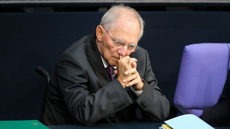 Er spricht zwar über einen Rücktritt, denkt aber nicht daran: Wolfgang Schäuble.