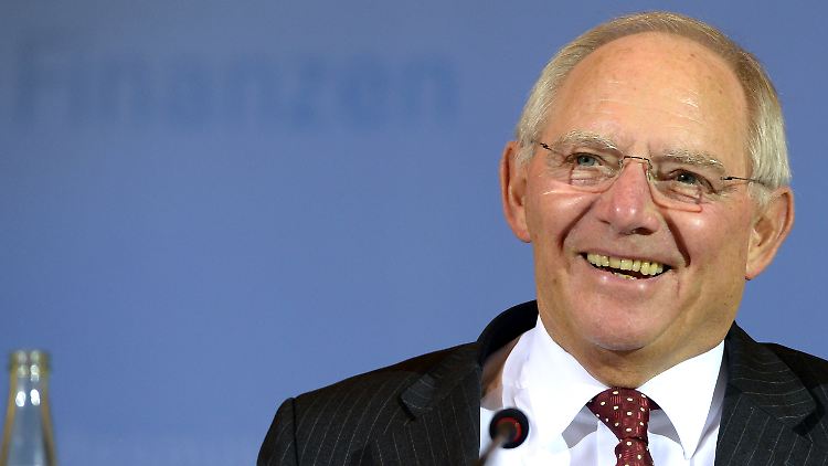Erfreuliches für Bundesfinanzminister Schäuble (CDU): Die Steuereinnahmen sprudeln weiter.