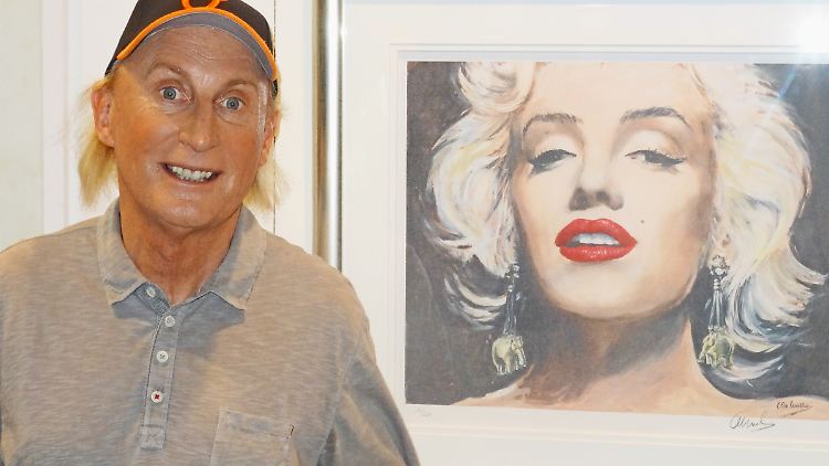 Auch Marilyn Monroe hat es Otto angetan. "Golden Earrings" ist ebenfalls bei n-tv art erhältlich.