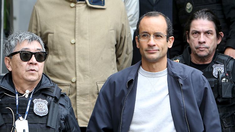 Verhört wurde Marcelo Bahia Odebrecht (M.) bereits vor einem Monat - nun soll eine Anklage folgen.