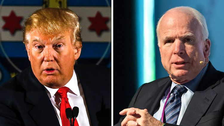 Donald Trump sorgte mit der Aussage für Aufregung, der Vietnamkriegs-Veteran John McCain sei kein Kriegsheld.