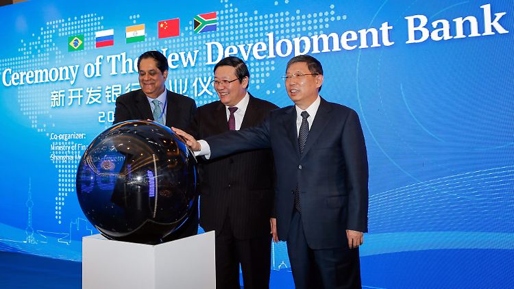 Die New Development Bank sitzt in Shanghai.