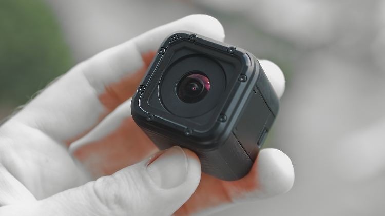 Kleiner Kamera-Würfel: Die Hero 4 Session ist kompakt und leicht. 