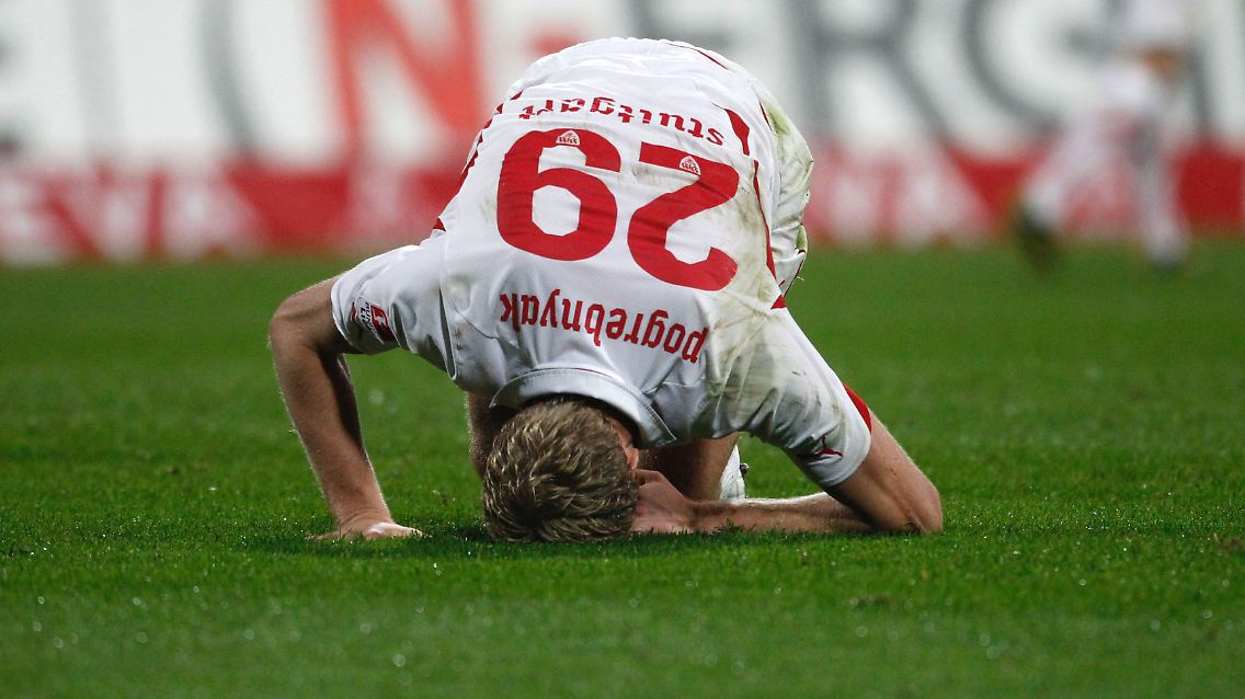 Am Boden: Pawel Pogrebnjak kassierte mit Stuttgart am fünften Spiel bereits die vierte Niederlage.