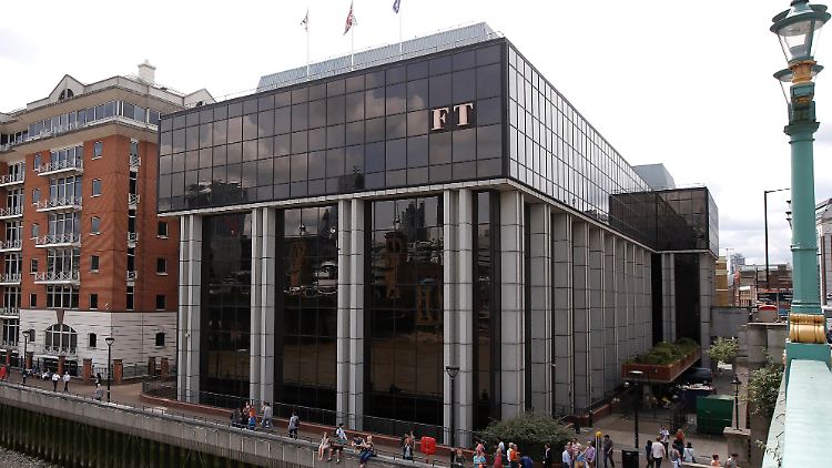 Die "FT" ist eine Londoner Institution - nun in japanischem Besitz. 