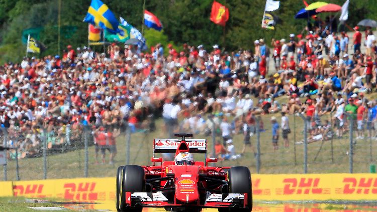 Ferrari-Fahrer Vettel gewinnt Formel-1-Rennen in Ungarn.