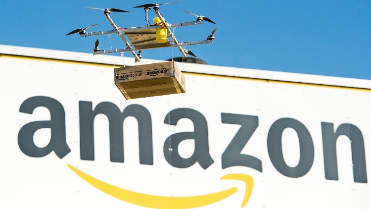 Amazon arbeitet daran, Bestellungen in Zukunft mit Drohnen auszuliefern.