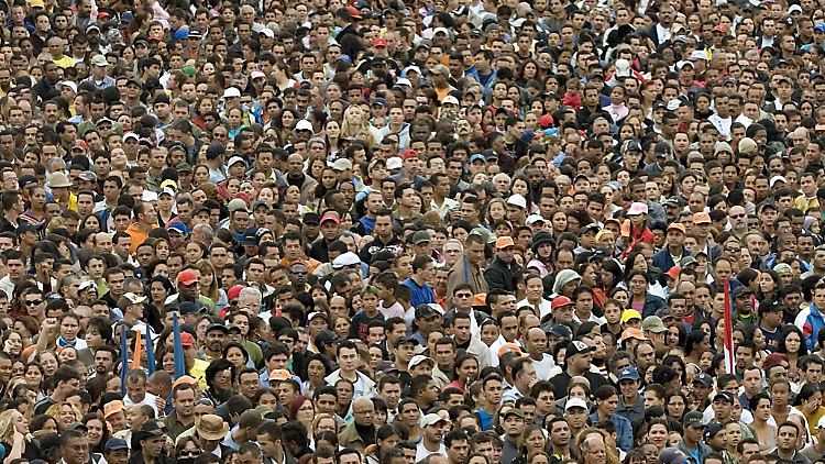 Europa schrumpft, Afrika wächst: Zwischenstation zu den elf Milliarden sind 7,3 Milliarden im Jahr 2050.