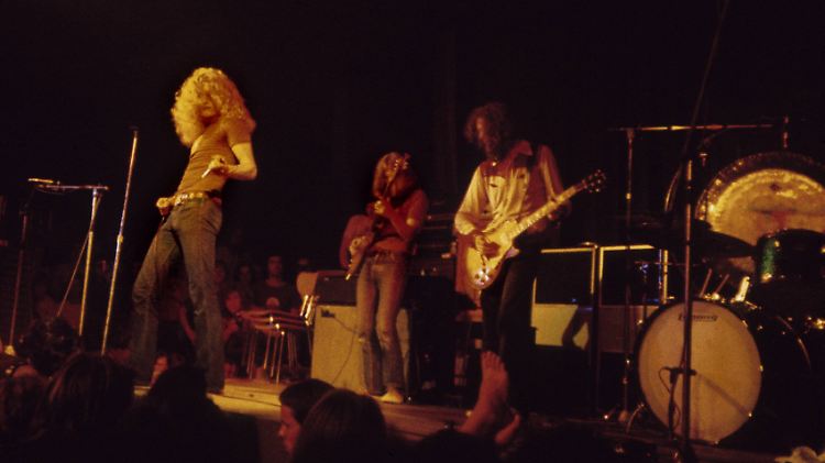 Led Zeppelin 1971 in Montreux (Schweiz).