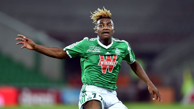Bevor er beim AS Monaco unterschrieb, stand Allan Saint-Maximin bei AS Saint-Étienne unter Vertrag.