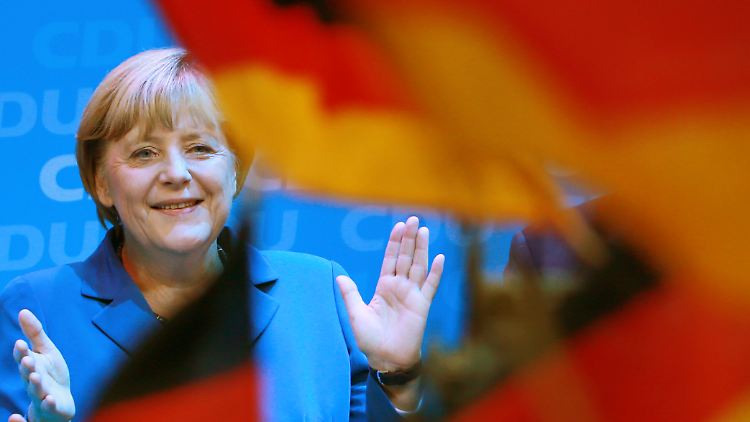 Im September 2013 feierte Merkel den Wahlsieg der Union bei der Bundestagswahl.
