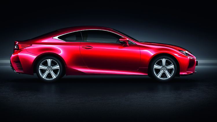 Das erste offizielle Bild des Lexus RC 200t.