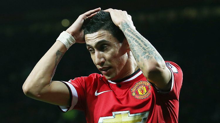 Angel di María konnte seine Leistung bei Manchester nicht voll abrufen.