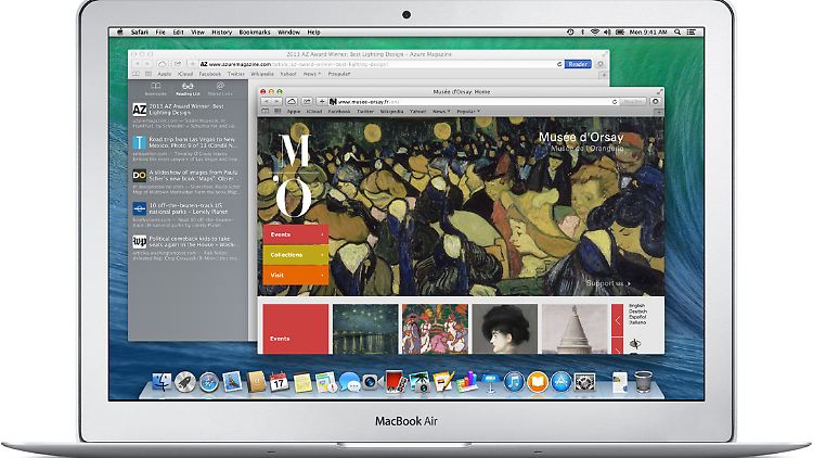 Auf Apples Notebooks arbeitet Safari sparsamer als andere Browser.