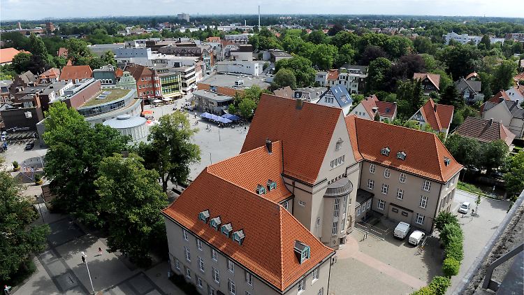 Delmenhorst von oben: Hübsch und überschaubar.
