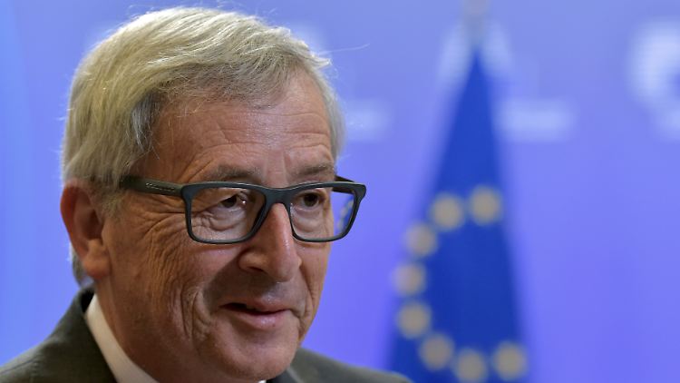 EU-Kommissionspräsident Jean-Claude Juncker strahlt Zuversicht aus.