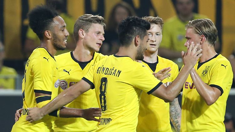 Dortmund erledigt Pflichtaufgabe mit Bravour: Wolfsbger zu Hause 5:0 geschlagen.