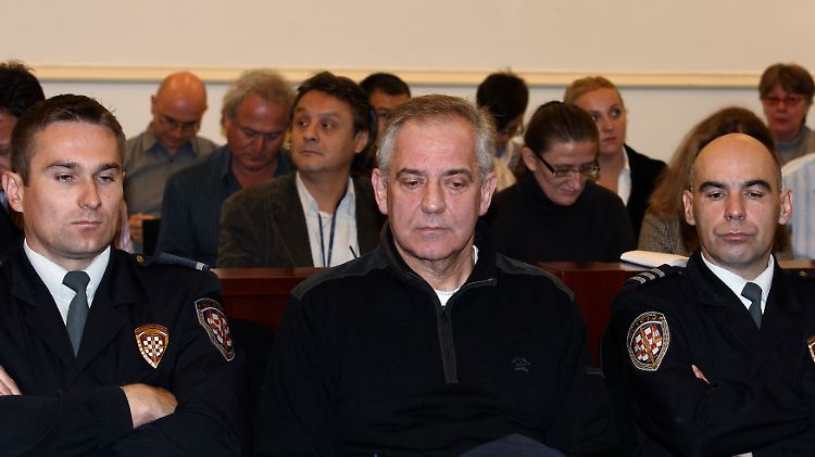 Ivo Sanader 2011 vor Gericht in Zagreb.