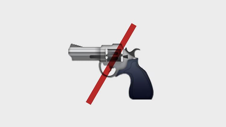 MIt dem Hashtag #DisarmTheiPhone soll das Pistolen-Emoji abgeschafft werden.