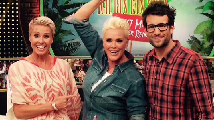 Was geht los da rein?! Brigitte Nielsen (M.), Sonja Zietlow und Daniel Hartwich.