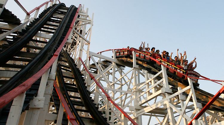 Der "Cyclone" in Coney Island.