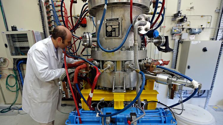 Die französische Versuchsanlage ITER, hier ein Schmelzofen, wird 2020 fertiggestellt.