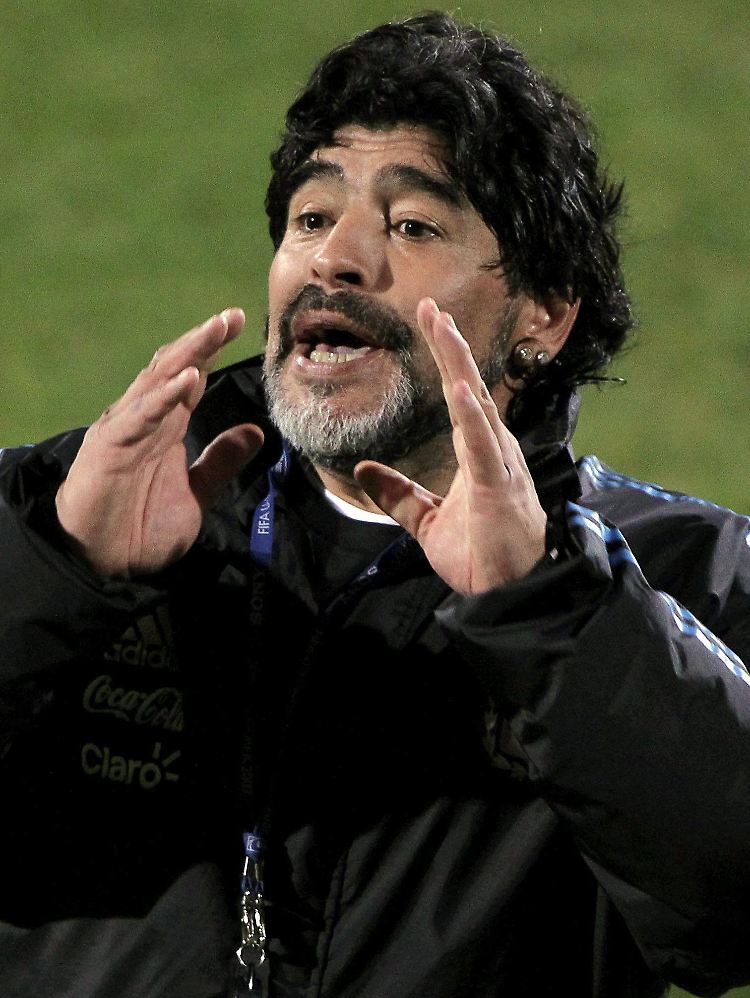 Will so gerne Trainer sein: Diego Armando Maradona.