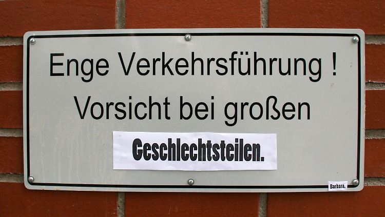 Barbara schreckt auch vor Peniswitzen und ...