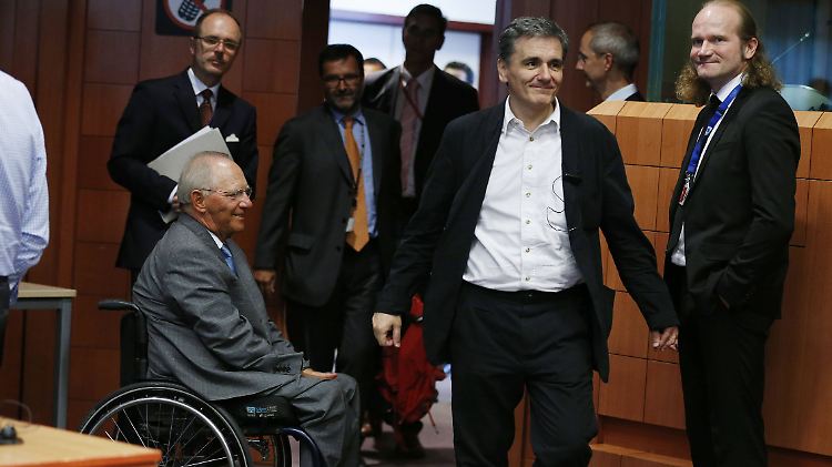So gar Bundesfinanzminister Schäuble lächelt diesmal.