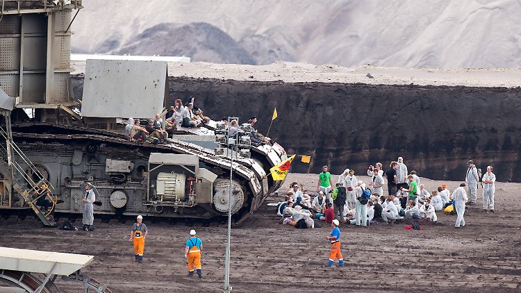 Im Tagebau Garzweiler geht vorübergehend nichts mehr.