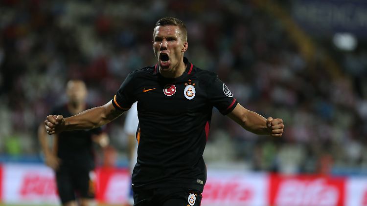 Erstes Spiel, erstes Tor: Lukas Podolski brauchte in der Süper Lig keine Anlaufzeit für Galatasaray.