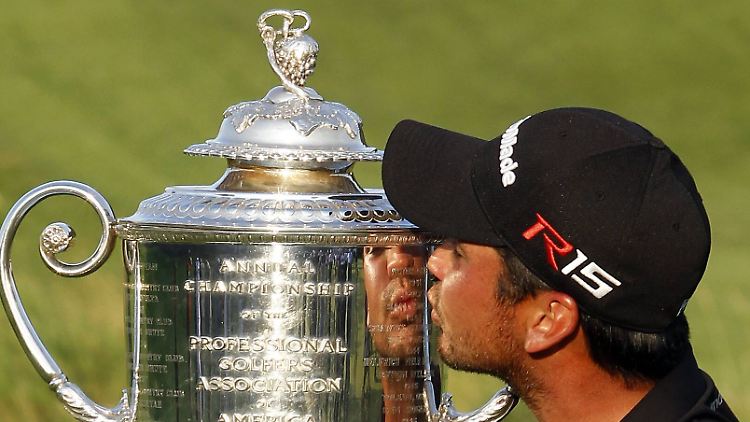 Erlöst: Jason Day nahm lange Anlauf, nun hat er seinen ersten Major-Triumph perfekt gemacht.