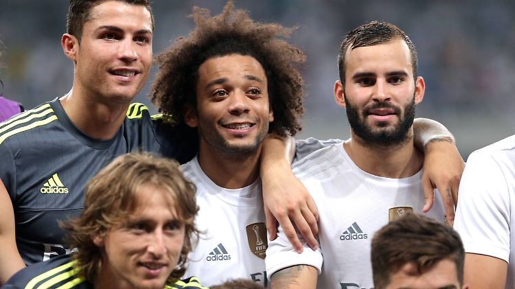 Ronaldo, Marcelo und Modric haben gut lachen dank prall gefüllter Konten.