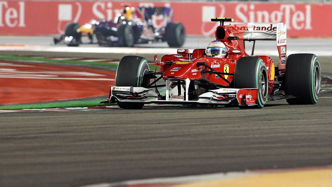 Fernando Alonso fuhr als Erster los - und als Erster durchs Ziel.