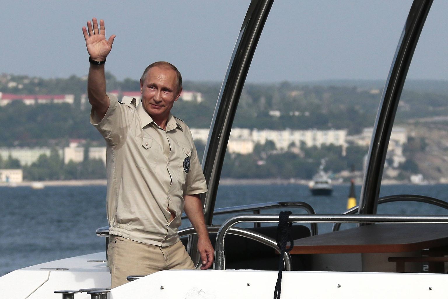 Es ist Sommer in Russland und Präsident Wladimir Putin macht einen Ausflug.