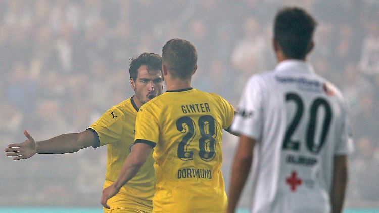 Kapitän Mats Hummels sieht in der Dortmunder Aufholjagd einen Nutzen: "Das war gut für die Moral."