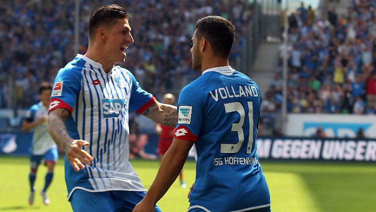 Das war fix: Kevin Volland jubelt.