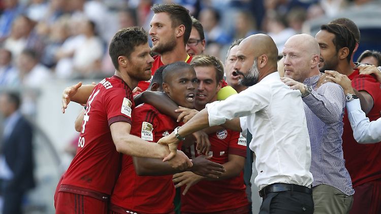"Wir haben eines der besten Bundesliga-Spiele der letzten drei Jahre gezeigt": Josep Guardiola.