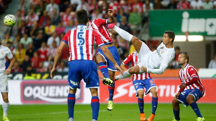 Trotz spektakulärer Technik gelang Cristiano Ronaldo kein Tor.