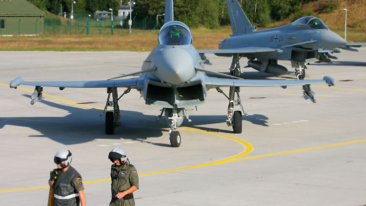 Einsatz mit den Kollegen aus Ungarn: Neun Nato-Maschinen sollen den baltischen Luftraum sichern.
